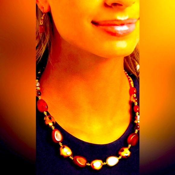 🐆🟤🐆 LETS GO ON A SAFARI❗️PAPARAZZI “SPOTTED SAFARI” BROWN NECKLACE❗️🐆🟤🐆 - Picture 2 of 5